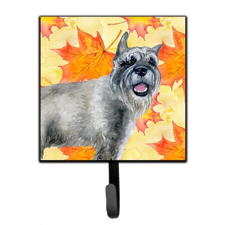 Carolines Treasures Schnauzer Fall Leash or Key Holder BB9923SH4